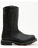 Image #2 - Hawx Men's 11" Industrial Wellington Work Boots - Composite Toe, Black, hi-res