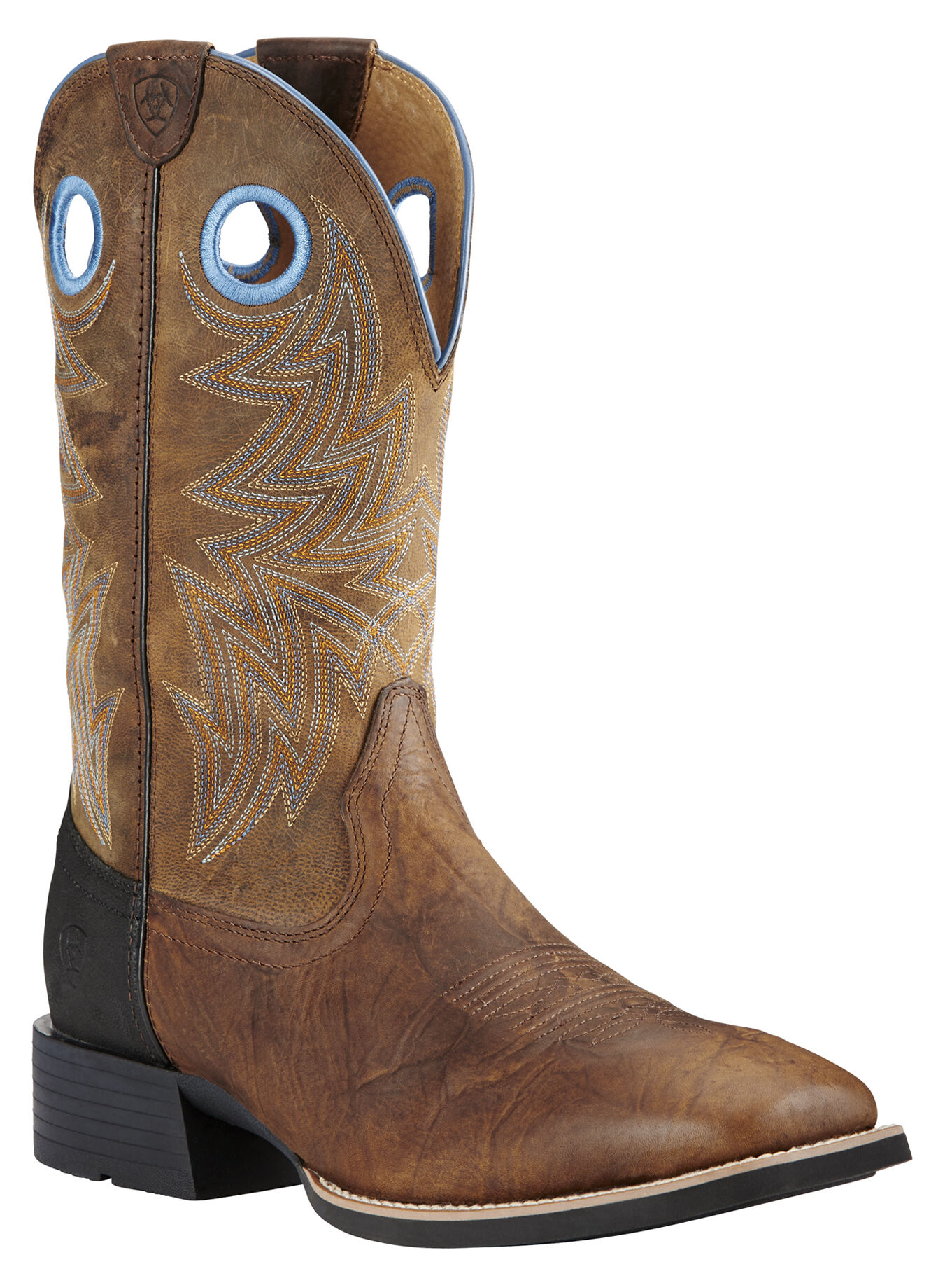 cowboy boots with holes at the top
