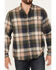 Image #3 - North River Men's Performance Plaid Print Long Sleeve Button Shirt, Olive, hi-res