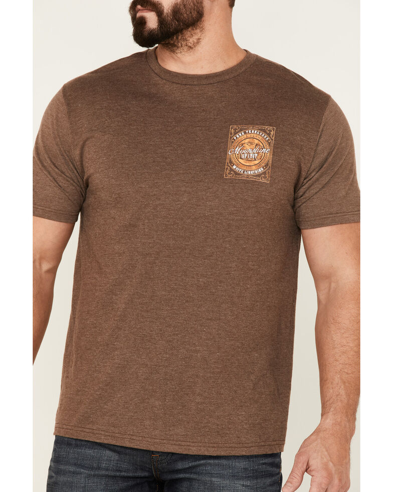 brown graphic t