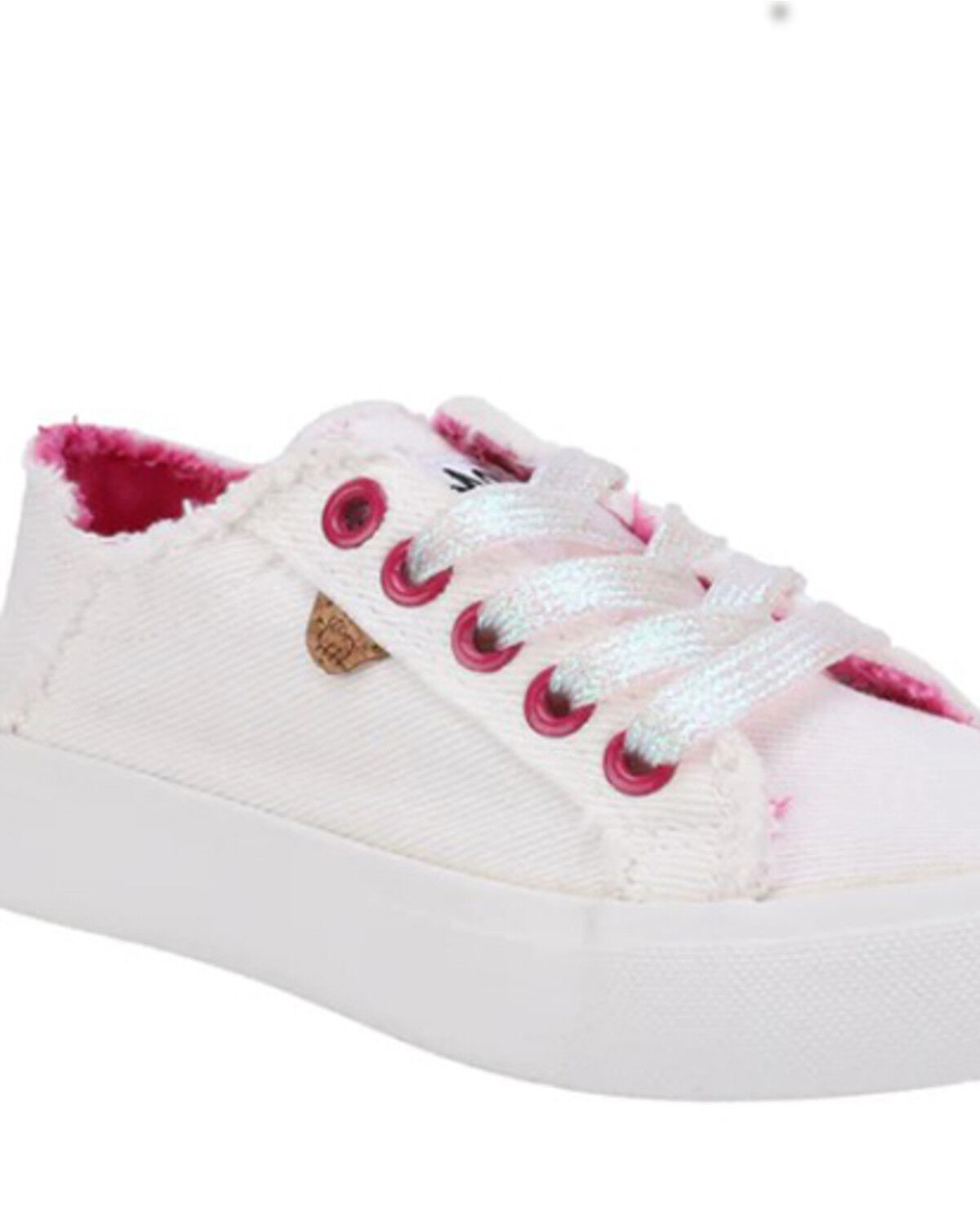 Image #1 - Lamo Footwear Girls' Vita Casual Shoes - Round Toe, White, hi-res
