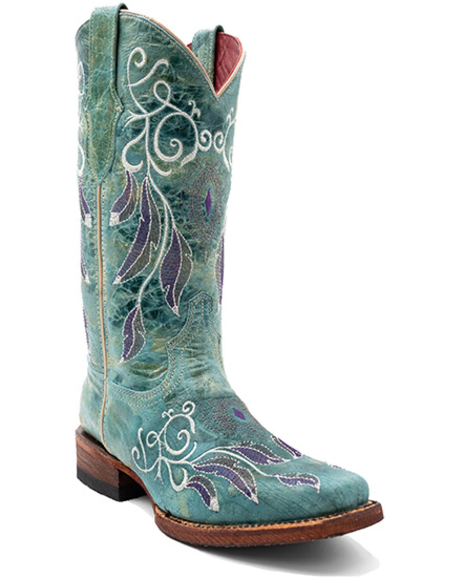 Ferrini women's square toe boots top