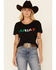 Ariat Women's Viva Mexico Logo Graphic Tee , Black, hi-res