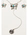 Image #3 - Shyanne Women's Wildflower Bloom Butterfly Concho Necklace Set - 2-Piece, Silver, hi-res