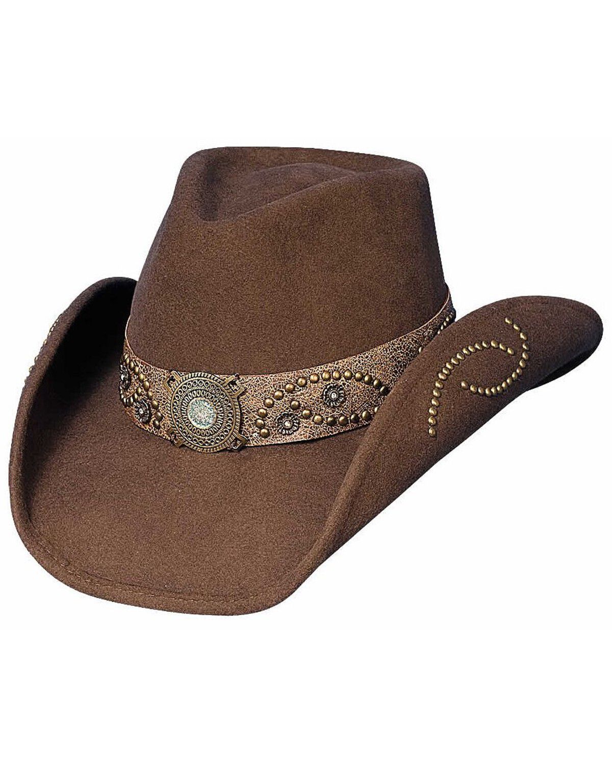 Image #1 - Bullhide Sheila Wool Cowgirl Hat, Chocolate, hi-res