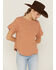 Image #1 - Cleo + Wolf Women's Relaxed Waffle Knit Henley Top, , hi-res