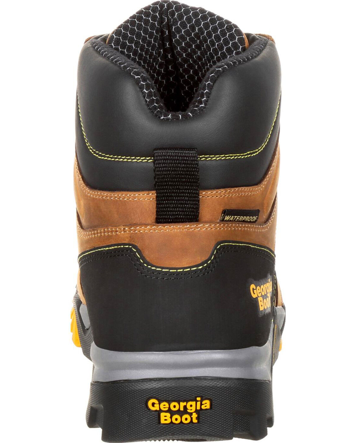 Image #7 - Georgia Boot Men's Amplitude Waterproof Work Boots - Soft Toe, Brown, hi-res