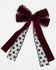 Image #2 - Shyanne Women's Velvet Lace Boot Bow, Black, hi-res