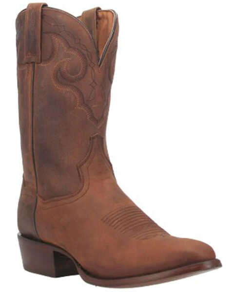 Image #1 - Dan Post Men's 11" Simon Western Boots - Medium Toe, Brown, hi-res