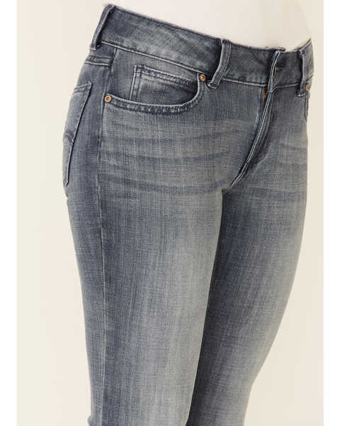 Image #5 - Wrangler Women's Medium Wash Regular Fit Mid Rise Bootcut Jeans, Med Blue, hi-res