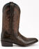 Image #2 - Ferrini Men's Remington Western Boots - Round Toe, Chocolate, hi-res