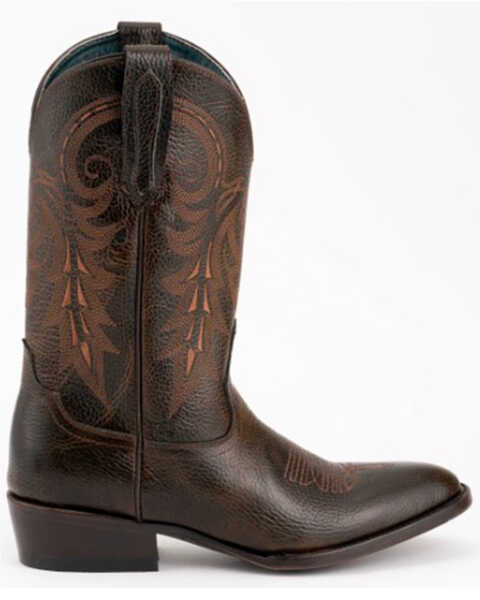 Image #2 - Ferrini Men's Remington Western Boots - Medium Toe, Chocolate, hi-res