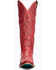Image #3 - Lane Women's Cossette Tall Western Boots - Snip Toe, Ruby, hi-res