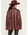 Image #4 - Azalea Wang Women's Catrine Studded Faux Leather Jacket, Burgundy, hi-res
