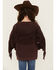 Image #4 - Shyanne Girls' Fringe Pullover Sweatshirt, Chocolate, hi-res