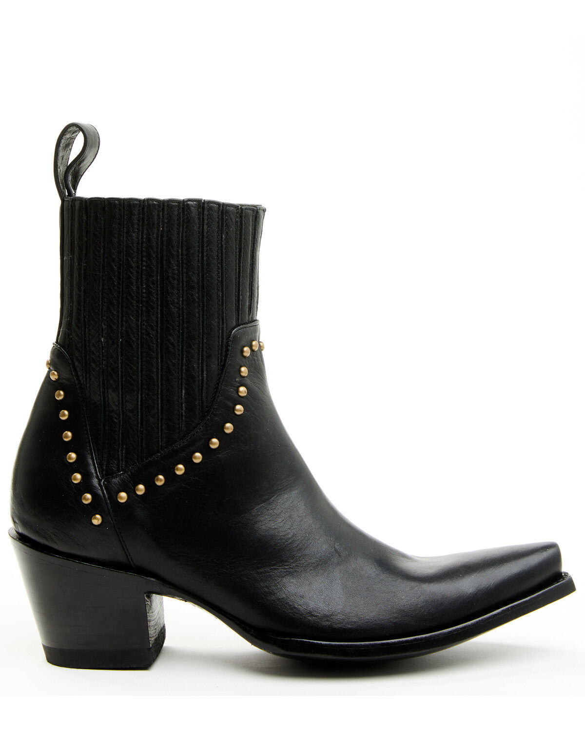 Image #2 - Old Gringo Women's Loren Western Booties - Snip Toe, Black, hi-res