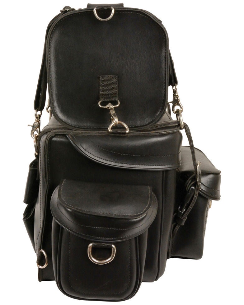 Milwaukee Leather Two Piece Touring Sissy Bar Bag Sheplers