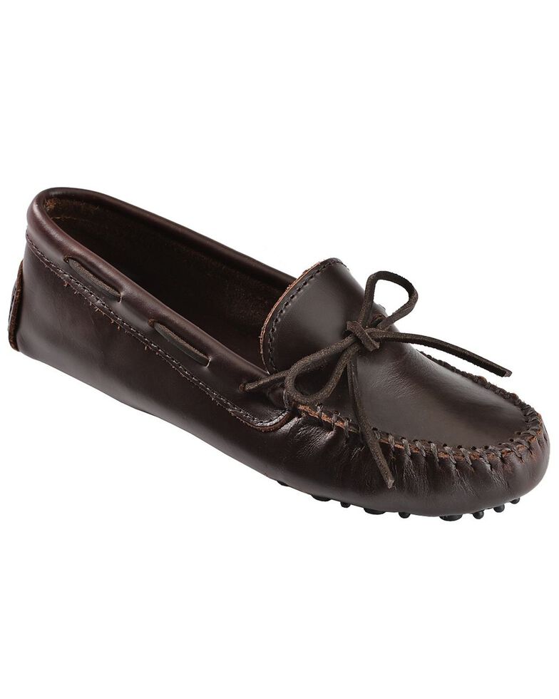 minnetonka leather classic driver moccasin