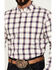 Image #3 - Cody James Men's Yeehaw Plaid Print Long Sleeve Button-Down Stretch Western Shirt - Big , Ivory, hi-res