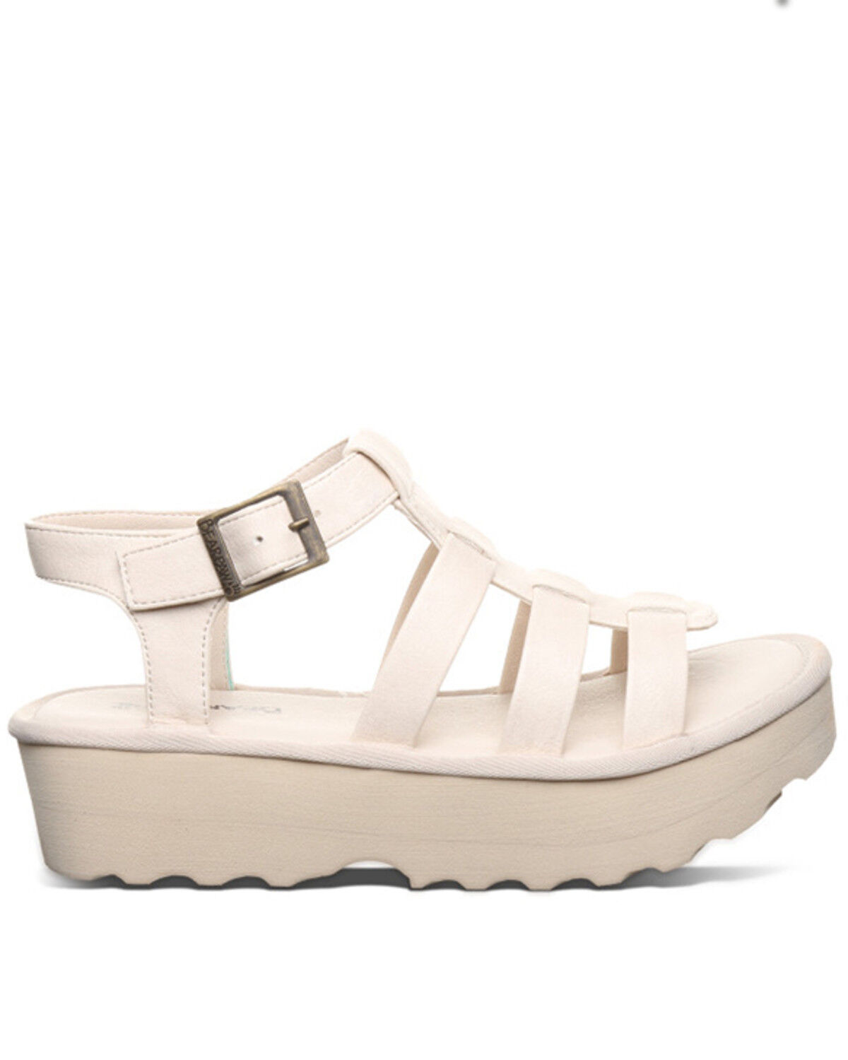 Image #2 - Bearpaw Women's High Seas Platform Sandals, Ivory, hi-res
