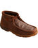 Image #1 - Twisted X Women's Tooled Chukka Driving Mocs, Brown, hi-res