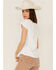 Scully Women's Cap Sleeve Peruvian Cotton Top, White, hi-res