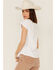 Image #4 - Scully Women's Cap Sleeve Peruvian Cotton Top, White, hi-res