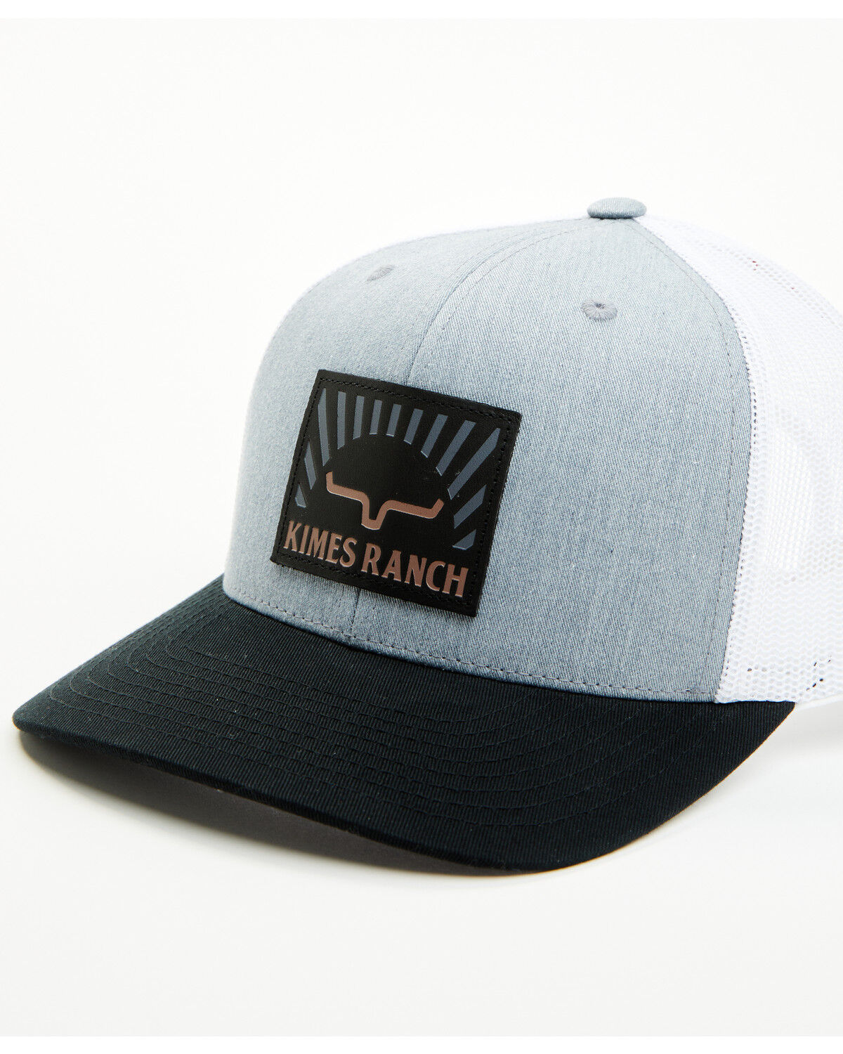 Image #1 - Kimes Ranch Men's Good Day Mesh Back Ball Cap, Heather Grey, hi-res