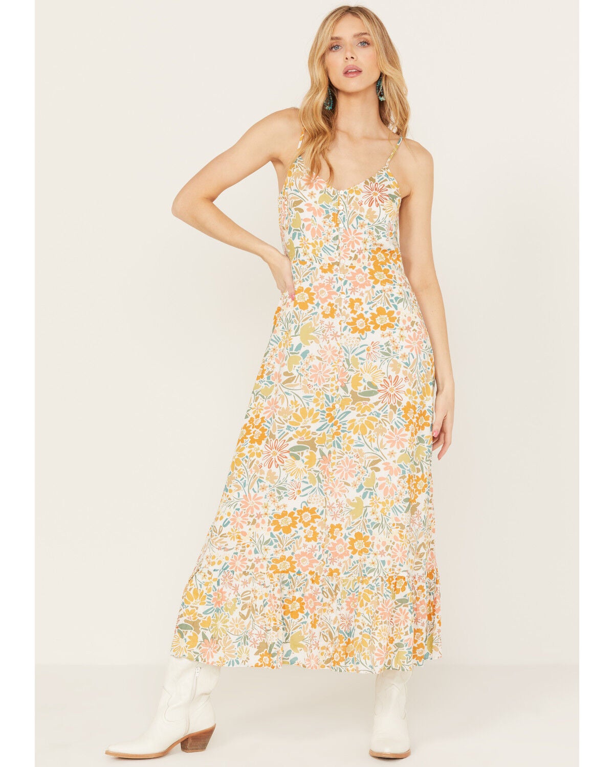 Sadie & Sage Women's Dream On Midi Dress, Multi, hi-res