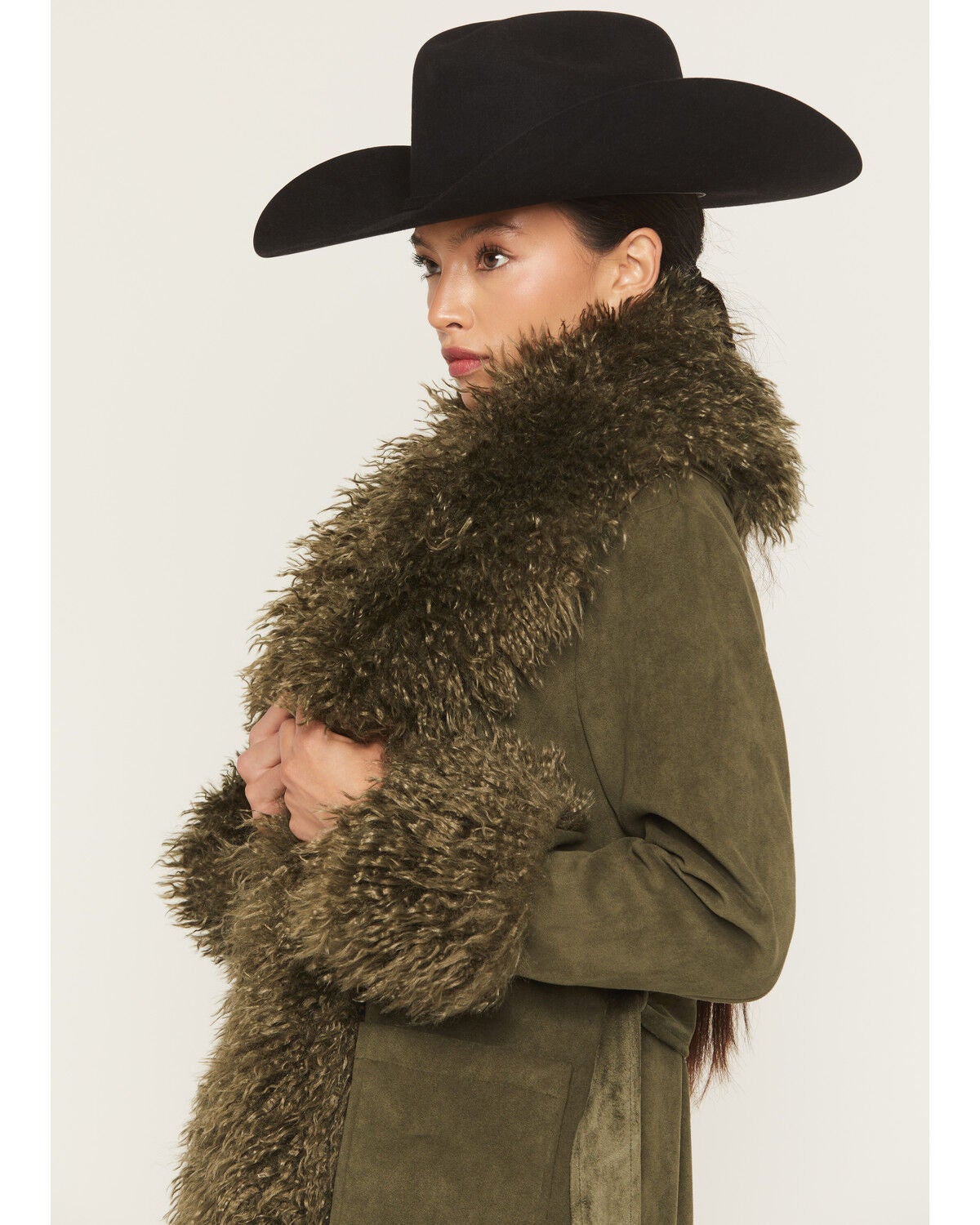 Azalea Wang Women's Gilda Faux Suede Coat | Sheplers