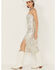 Image #2 - Sadie & Sage Women's Aura Floral Sequins Midi Dress, Silver, hi-res