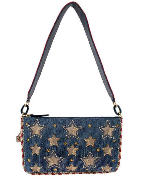 Mary Frances Women's Americana Shoulder Handbag, Blue, hi-res