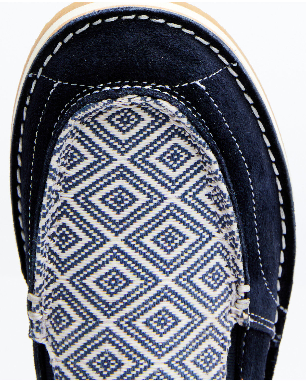 Image #6 - RANK 45® Women's Marini Southwestern Print Slip-On Casual Shoe - Moc Toe, Navy, hi-res