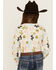 Image #4 - Cruel Girl Girls' Western Cactus Print Long Sleeve Button Down Western Shirt, White, hi-res