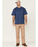 Image #2 - Hawx Men's Heavyweight Short Sleeve Work Pocket T-Shirt, Royal Blue, hi-res