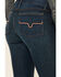 Kimes Ranch Women's Dark Wash Lola Raw Trousers, Blue, hi-res