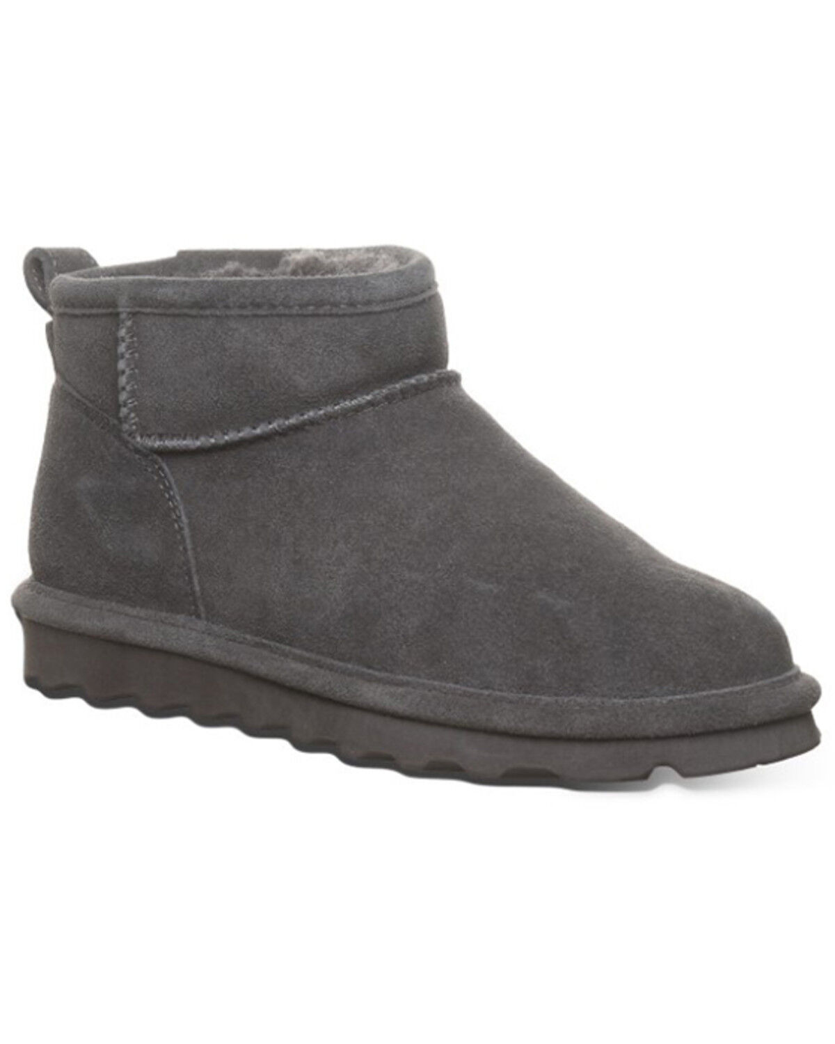 Image #1 - Bearpaw Women's Shorty Boots - Round Toe, Grey, hi-res
