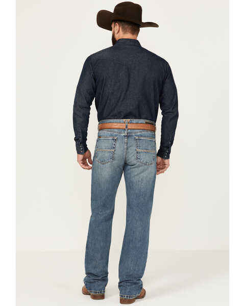 Image #3 - Ariat Men's M4 Soquel Sebastian Medium Wash Relaxed Bootcut Rigid Jeans - Big , Medium Wash, hi-res