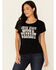 Idyllwind Women's Warrant Short Sleeve Trustie Tee , Black, hi-res