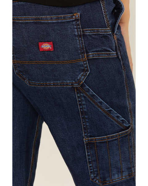 Image #4 - Dickies Women's Relaxed Fit Carpenter Straight Denim Jeans , Stone, hi-res