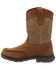 Image #3 - Georgia Boot Boys' Athens Superlyte Work Boots - Moc Toe, Brown, hi-res