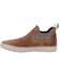 Georgia Boot Women's Knit Slip-On Romeo Chukka Work Shoe, Navy, hi-res