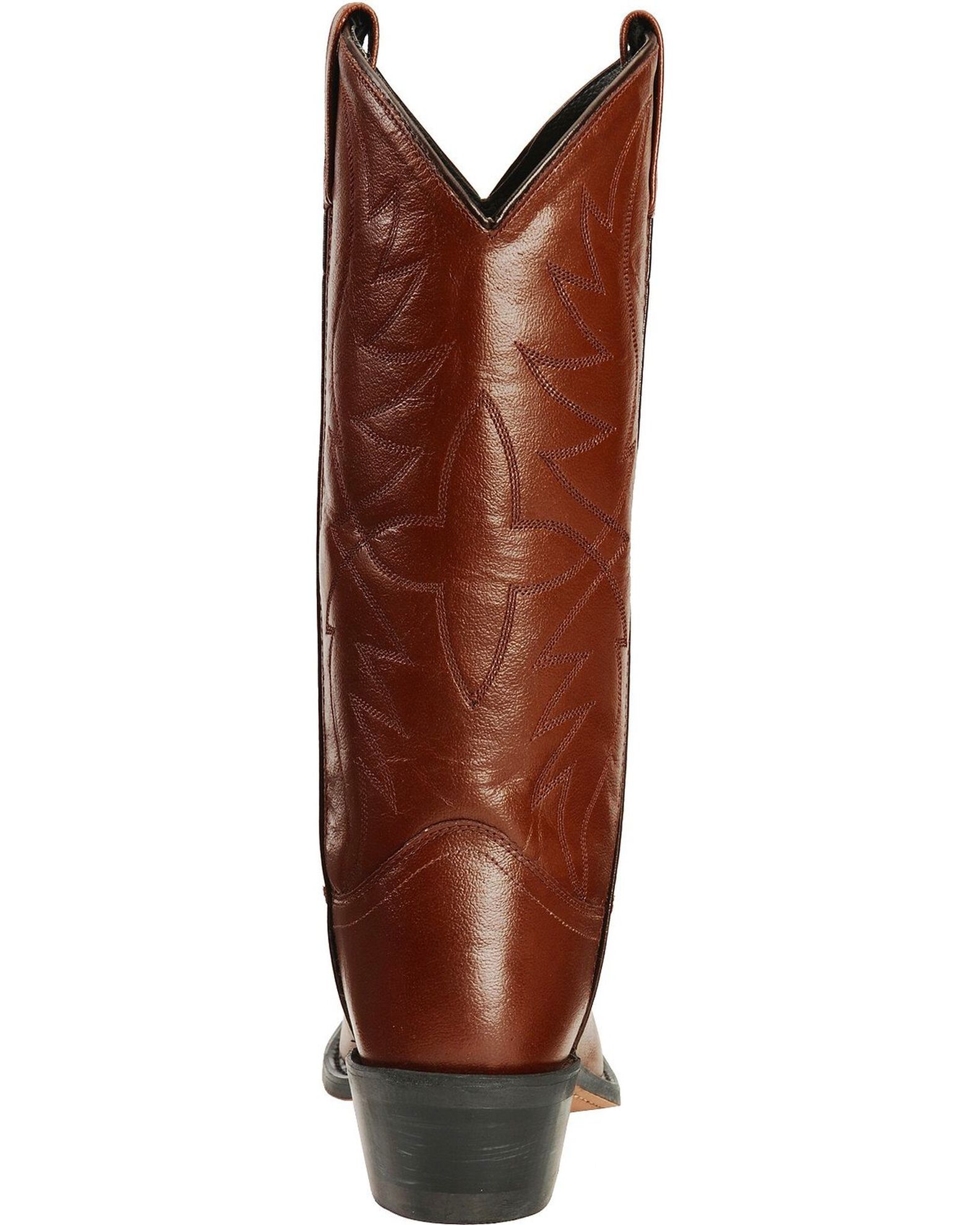 Old West Men s Smooth Leather Western Boots Round Toe Sheplers