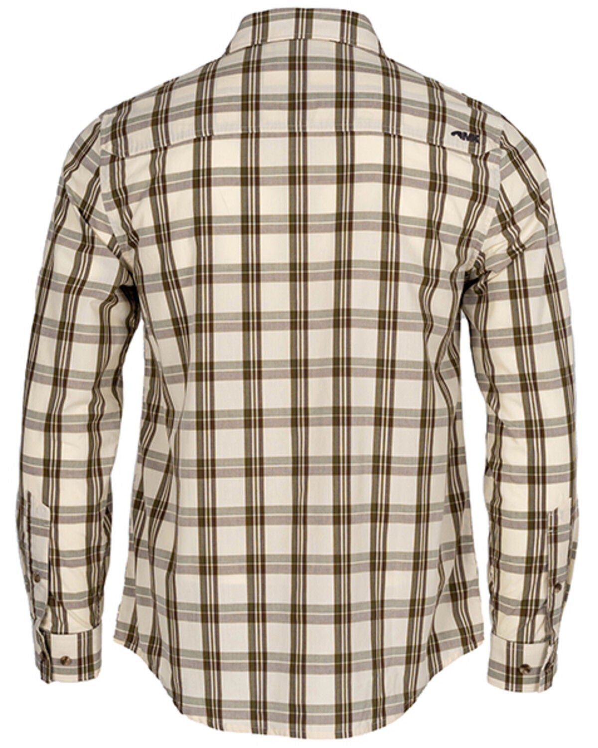 Image #2 - Mountain Khakis Men's Homestead Plaid Print Long Sleeve Button-Down Flannel Shirt, Brown, hi-res