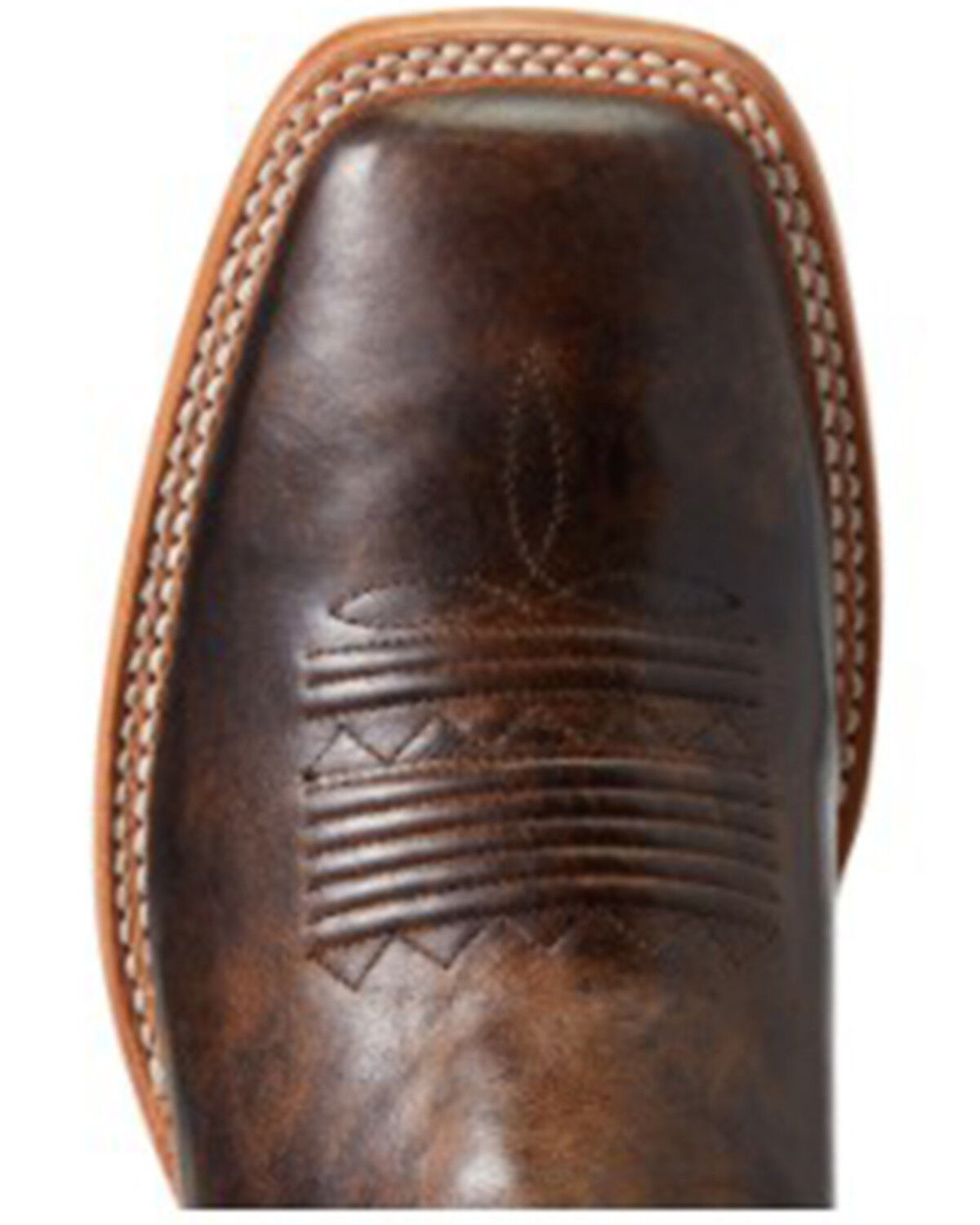 Image #4 - Ariat Men's Parada Tek Leather Western Boot - Broad Square Toe, Brown, hi-res