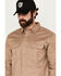 Image #2 - Hawx Men's FR Woven Long Sleeve Button-Down Work Shirt, Beige, hi-res