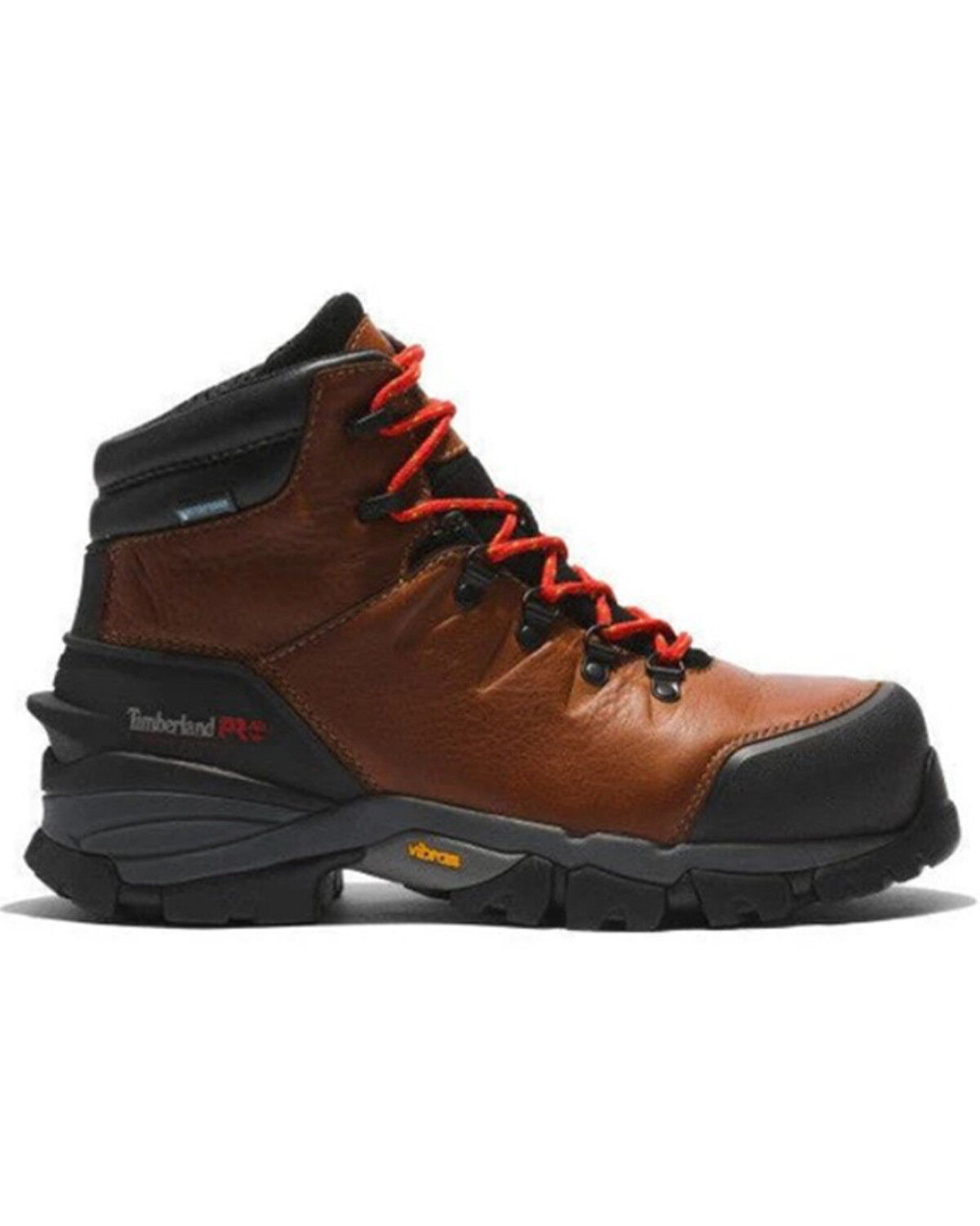 Image #2 - Timberland Men's 6" Heritage Hyperion Waterproof Work Boots - Composite Toe, Brown, hi-res