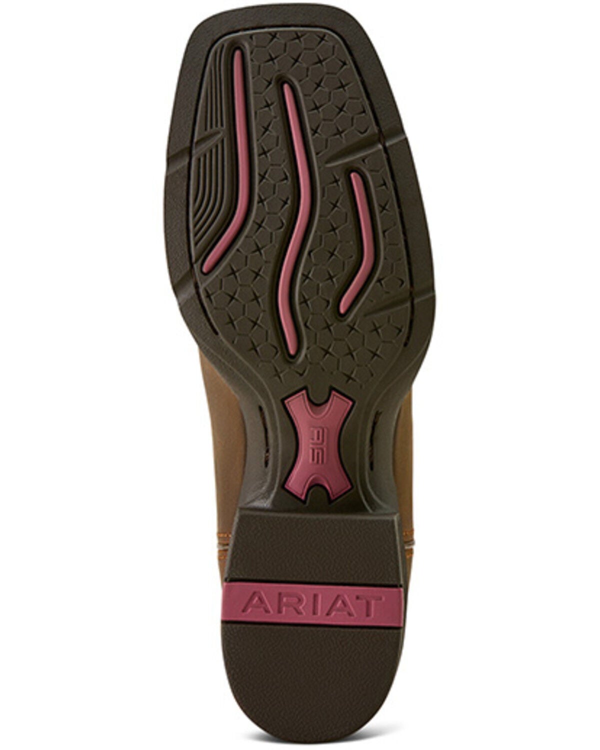 Image #5 - Ariat Women's Round Up StretchFit Western Boots - Broad Square Toe, Brown, hi-res
