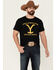 Changes Men's Yellowstone Dutton Ranch Logo Short Sleeve T-Shirt , Black, hi-res
