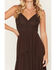 Image #3 - Shyanne Women's Aerie Crochet Front High-Low Midi Dress, Cognac, hi-res